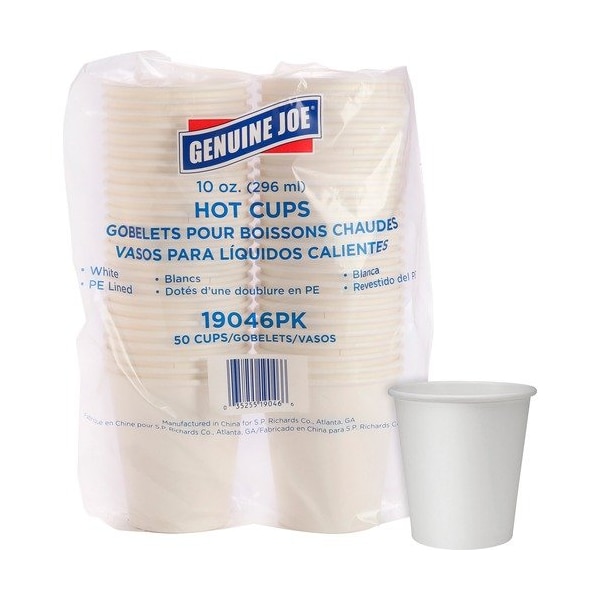 Genuine Joe CUP, SINGLE, 10OZ, 5PK GJO19046BD - main
